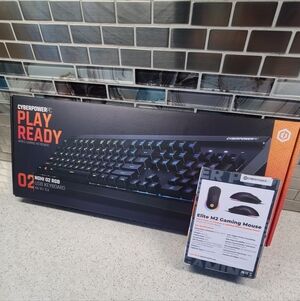 NIB CyberPowerPC Gaming Keyboard and Elite M2 Gaming Mouse